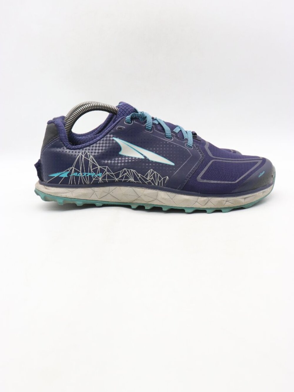 Altra Superior 4 Trail Running Women's 10 Navy Dri-Lex Zero Drop Sneakers pre-o
